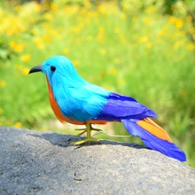 1 шт. мягкая пена пернатая Magpie Воробей птицы украшения висят на рождественской елке орнамент сад Балконный бонсай Декор