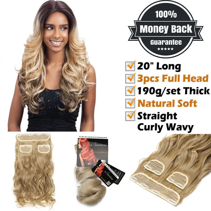 de cabelo sintético na extensão do cabelo