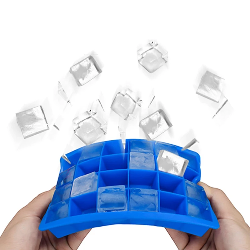 24 Сетки силиконовые Форма шоколадное желе лоток творческий квадратной формы Ice