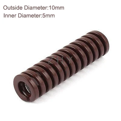 

TB 10mm OD 5mm ID 75mm 80mm 90mm 100mm Length Coffee Heavy Duty 65Mn Metal Steel Spiral Stamping Compression Mould Die Spring