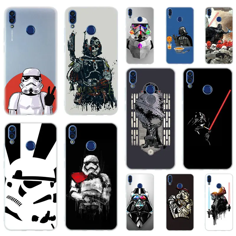 

Darth Vader Star Wars funny] Soft Silicone Case Cover For Huawei Honor 9 10 Lite 6X 7X 8X Max Phone cases 7A 8A 8C V20 PLAY 10i