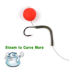 10 шт. Рыболовная Снасть для ловли карпа, резиновый рукав, камуфляжная зеленая рыболовная приманка, для бассейна, легко использовать, 2-10 крючков на пару, для грубой рыбалки