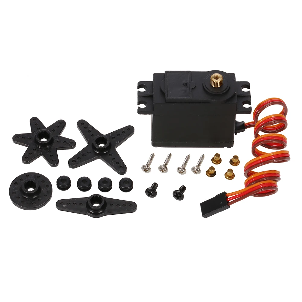 

6KG Steering Servo 6V-7.2V 0.12sec/60 Metal Gear Waterproof Servo for 1/8 1/10 RC Car Servo RC Model Vehicel Toys Part