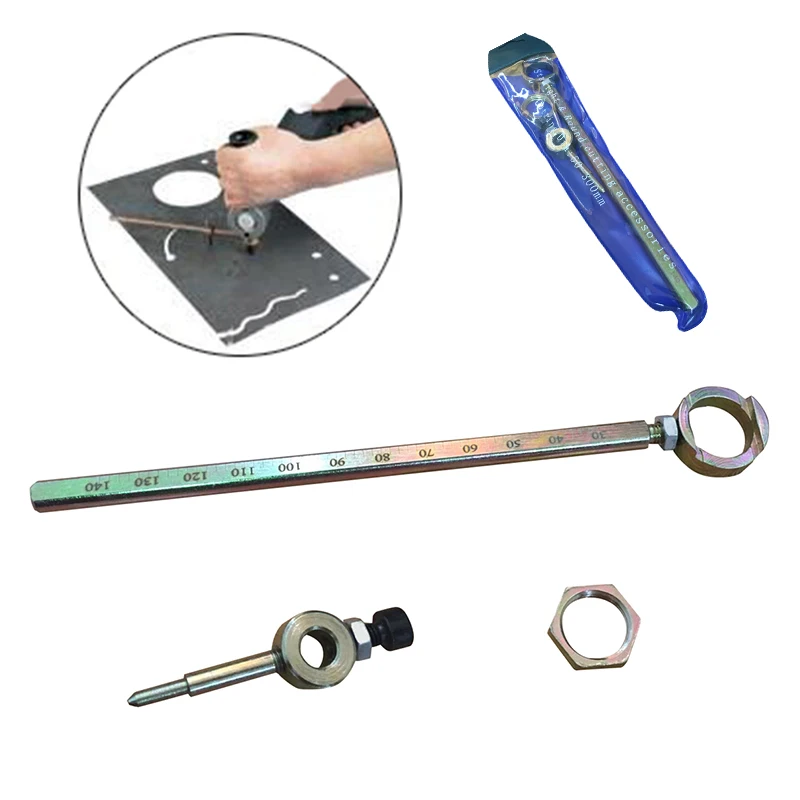 3Pcs/set Iron Straight Round Cutting Kit For Ultimate Multipurpose Nibbler Saw Tool