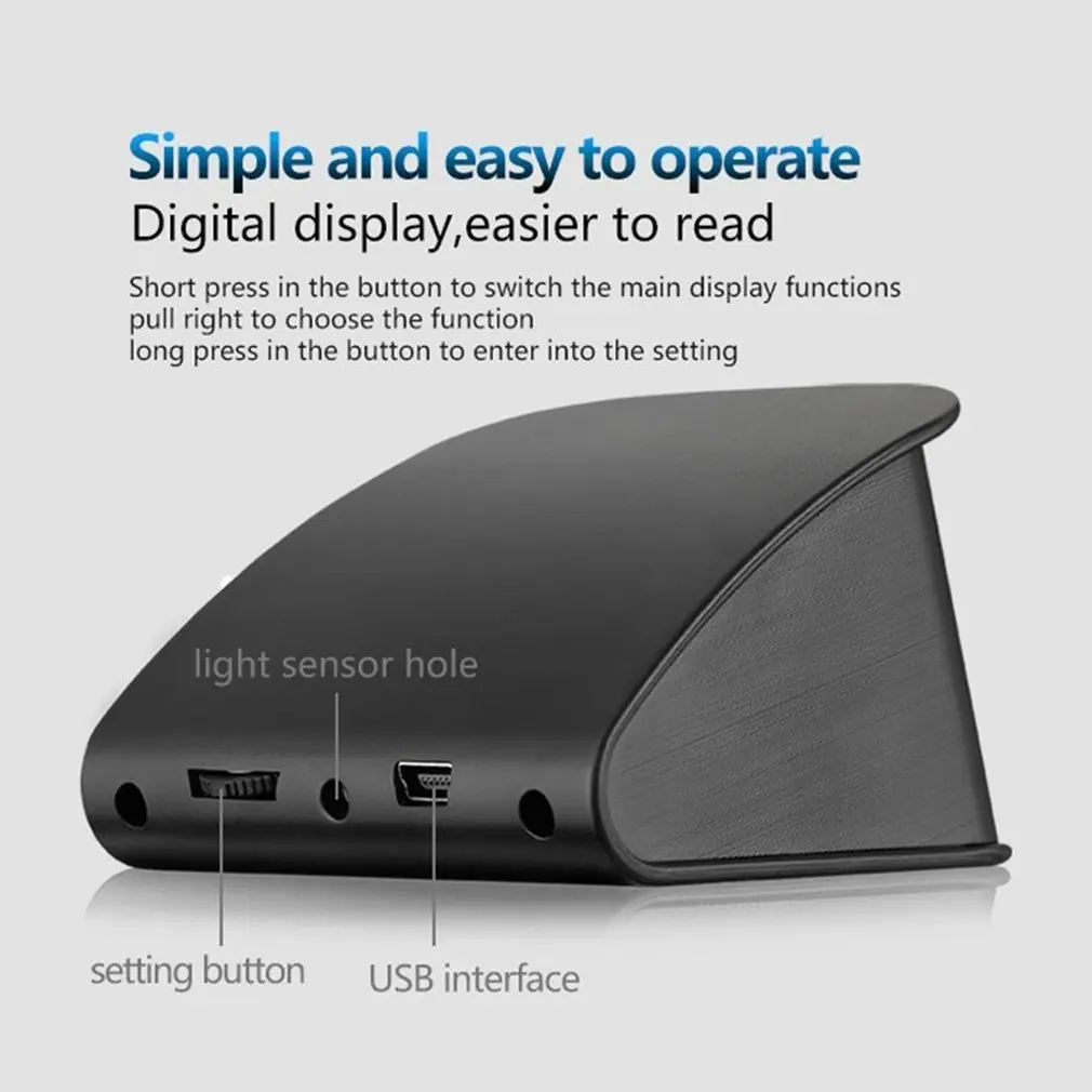 

P10 Car HUD Head Up Display Smart Digital Speedometer LCD Display OBD 2 Scanner Diagnostic Tool Speed Alarm