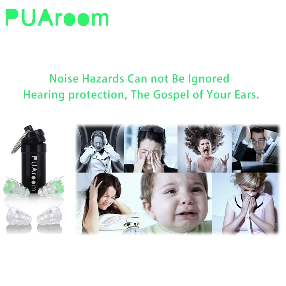 High Fidelity Musicians Earplugs With 2 Different Sizes Reusable Silicone Ear Plugs for Noise Sensitivity Conditions and More High Fidelity Musicians Earplugs With 2 Different Sizes Reusable Silicone Ear Plugs for Noise Sensitivity Conditions and More