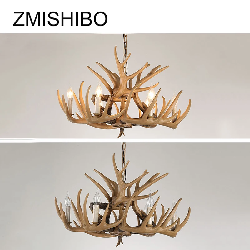 Винтажная светодиодная люстра ZMISHIBO для столовой подвесной светильник с