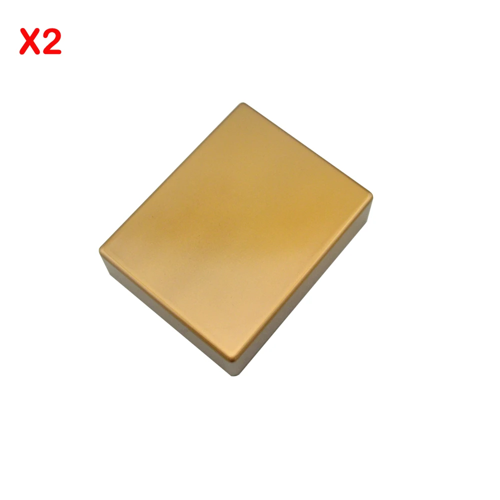 

Педаль эффектов в стиле 2x1590BB, алюминиевая коробка, Золотой корпус с 8 винтами для гитарных деталей и аксессуаров