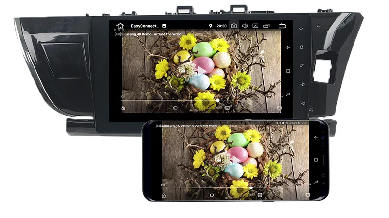 Sale Belsee Android 8.0 Head Unit 10.1 inch touch screen radio DVD GPS Navigation for Toyota Corolla 2014 2015 Stereo Octa Core 4+32g 6