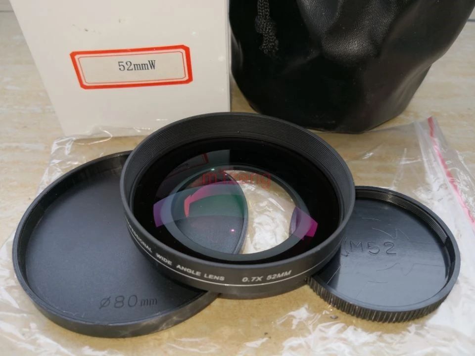 52 мм 0.7x PRO широкоугольный объектив для камеры canon nikon pentax sony olympus fuji|Объективы
