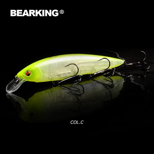 BEARKING 160 мм 30 г Горячая приманки для ловли рыбы, разные цвета, minnow crank, Вольфрам система веса(wobbler) модель воблер - Цвет: M160-C