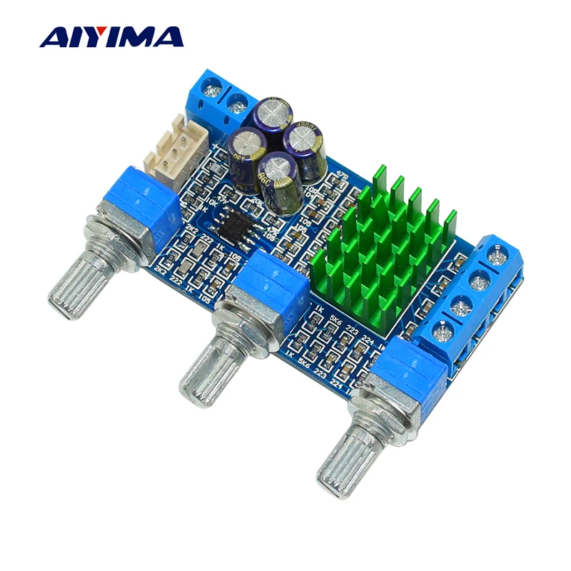 Aiyima TPA3116 аудио усилитель доска 50 Вт * 2 двухканальной Высокая Мощность Цифровые