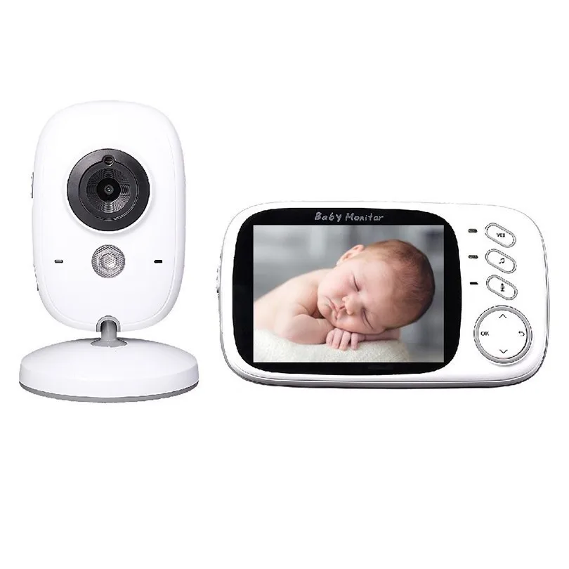 

Wireless Video Color Baby Monitor 3.2Inches LCD 2 Way Audio Talk Night Vision Surveillance Security Camera Sleep Nanny