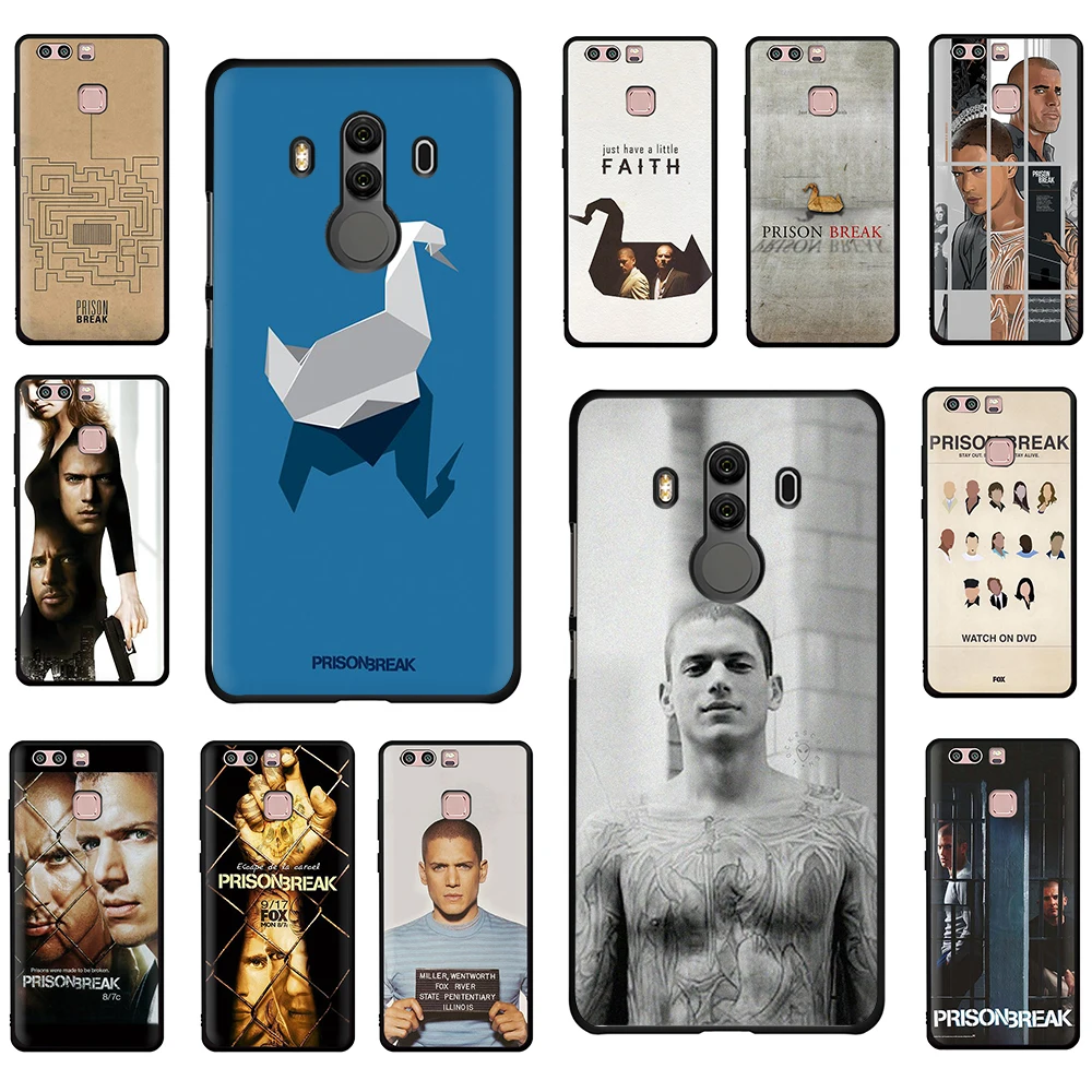 

prison break Soft Phone Cover Case For Huawei P8 9 Lite 2017 P10 Lite P20 30 Lite Pro