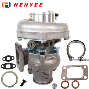 

T3/T4 .63 TURBO TURBOCHARGER COMPRESSOR 300+HP W/ INTERNAL WASTEGATE T04E