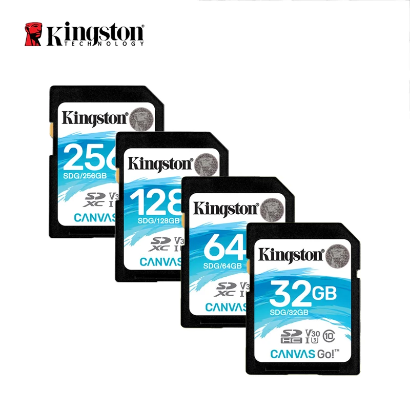 Оригинальная SD карта Kingston 128 Гб 64 ГБ 32 памяти 256 класс 10 uhs i U3 4K cartao de memoria для SLR