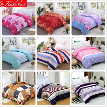 

180x230 Duvet Cover Thick Soft Cotton Quilt Comforter Case Bedding Bag Adult Couple Double Size Queen King Bedcover Hihg Quality