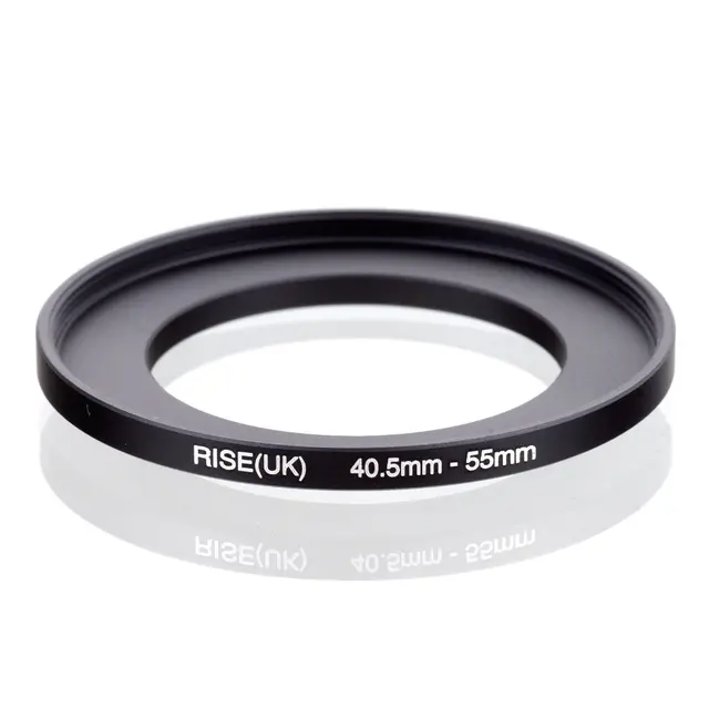 Original AUFSTIEG (UK) 40,5mm 55mm 40,5 55mm 40,5 55 Step Up Ring Filter Adapter schwarz