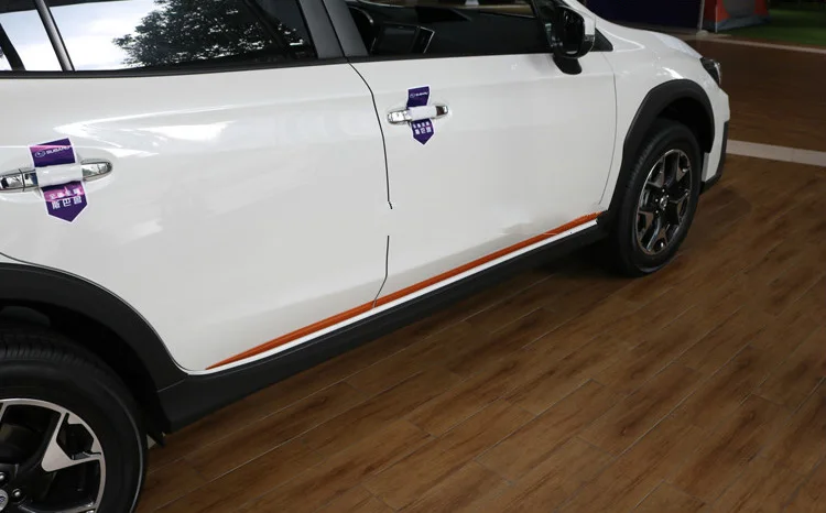 Автомобильный Стайлинг для Subaru XV GT3 GT7 ABS Хромированная дверь боковая молдинг отделка Аксессуары