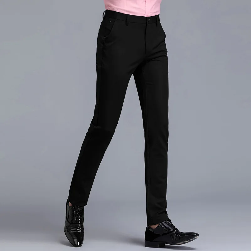 Suit Pants Mens Black Slim Fit Dress Office Trousers Men Suit Pants Mens Black Slim Fit Dress Office Trousers Men Size Business Clic S Perfume Masculino In From