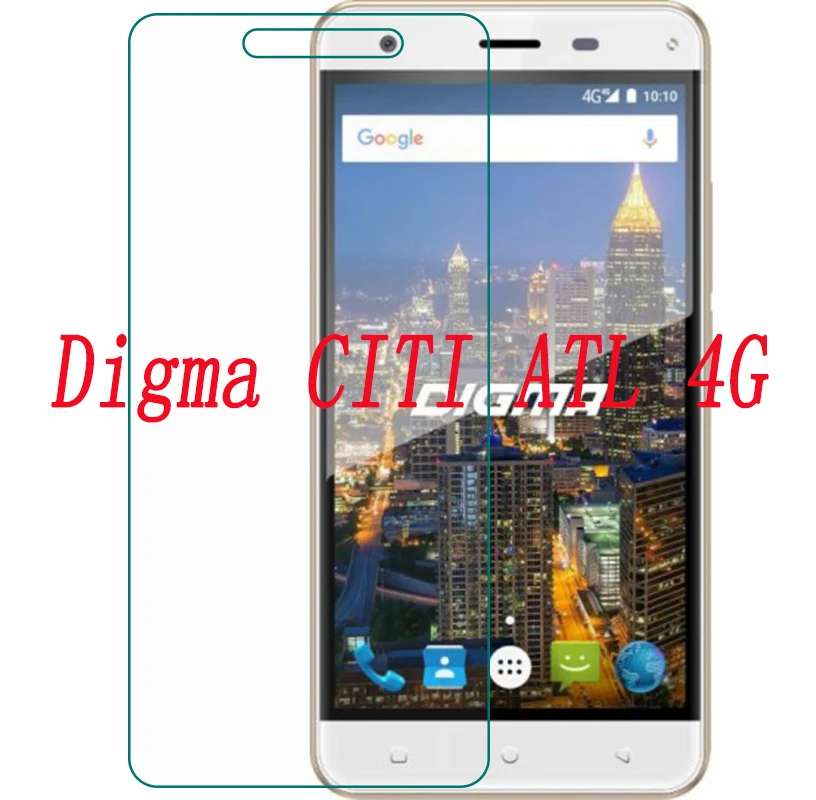 Закаленное стекло для смартфона Digma CITI ATL 4G Взрывозащищенная защитная пленка