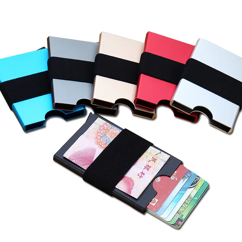 KEEBREAK RFID мужской кошелек держатель для карт волшебный тонкий маленький мини умный