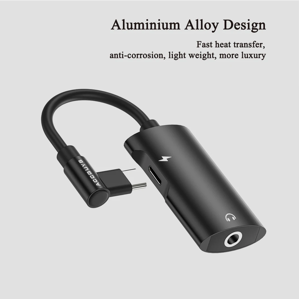 ACCGUYS USB Type C до 3 5 мм адаптер для наушников Huawei P20/Mate 10/Pro Nubia Moto Z Aux аудио кабель