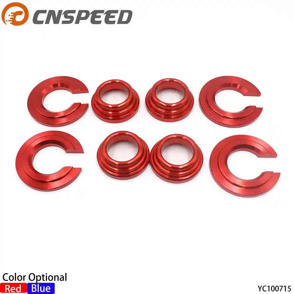 

CNSPEED BUSHING COLLARS SET For Nissan S13/S14/Z32 Sub frame Bushing Collars Red Blue Gold YC100715