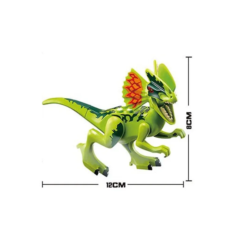 8 шт с динозавром Мир Юрского периода строительный блок игрушка фигурка Indoraptor в