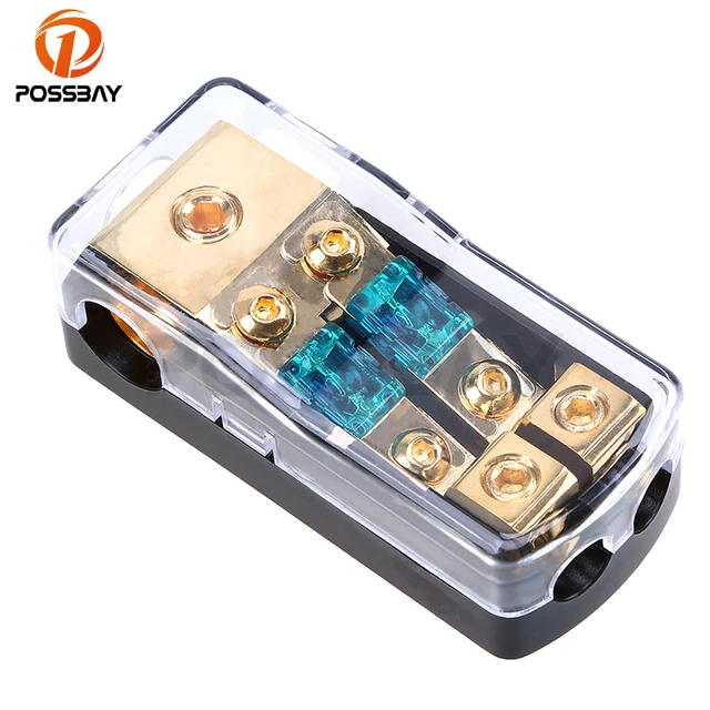 possbay 30a 60a 80a 100a 150a car audio fuse circuit breaker fuse Breaker Fuse Box Chart possbay 30a 60a 80a 100a 150a car audio fuse circuit breaker fuse box in 1 out 2 fuse holder insurance block