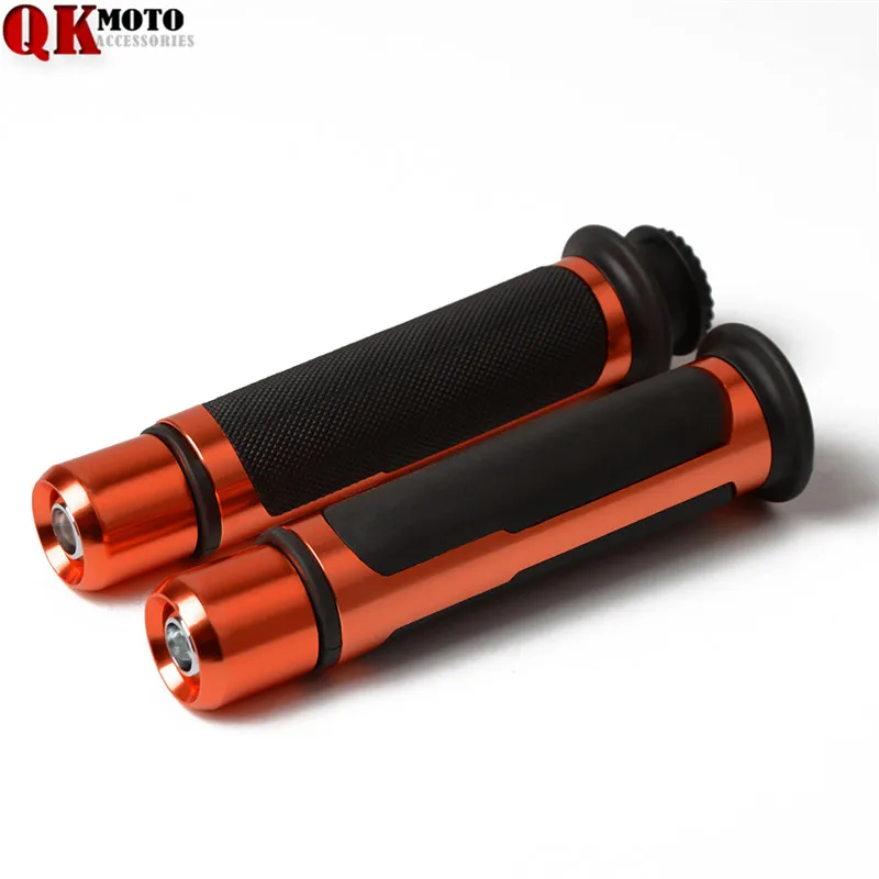 

R QIANKONG 7/8 22mm Handlebar Hand Grips For Kawasaki z750 z800 Er6n Honda CBR600 CBR500R 250R Hornet CBR 900 RR CBR 929 RR