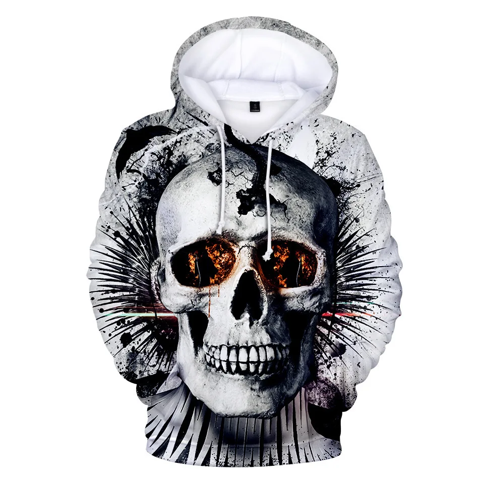 

Skeleton 3D printed hoodie children's wear hors d'oeuvres children's wear