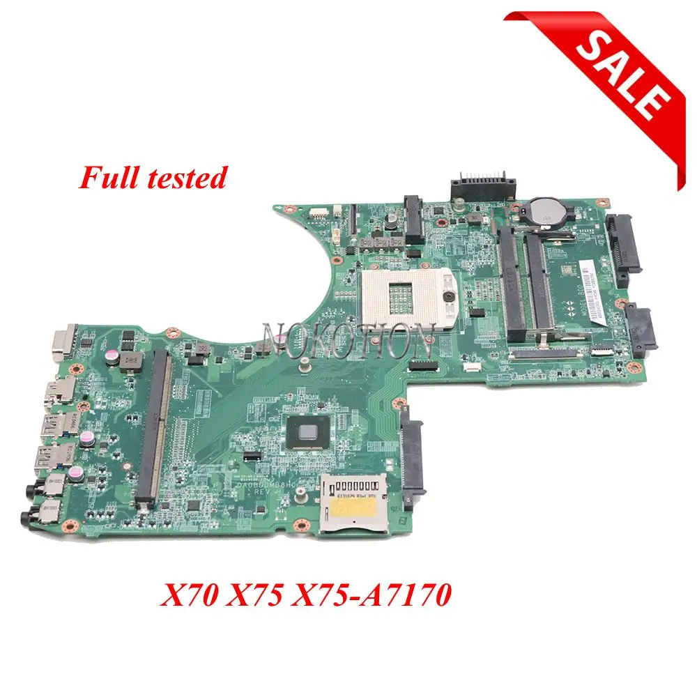 Материнская плата NOKOTION DA0BDDMB8H0 A000240360 для toshiba Qosmio X70 X75 материнская ноутбука 17 3