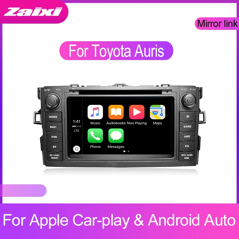 Clearance ZaiXi Android Car Multimedia player 2 Din WIFI GPS Navigation Autoradio For Toyota Auris E150 Blade 2006~2012 GPS Radio FM Maps 2