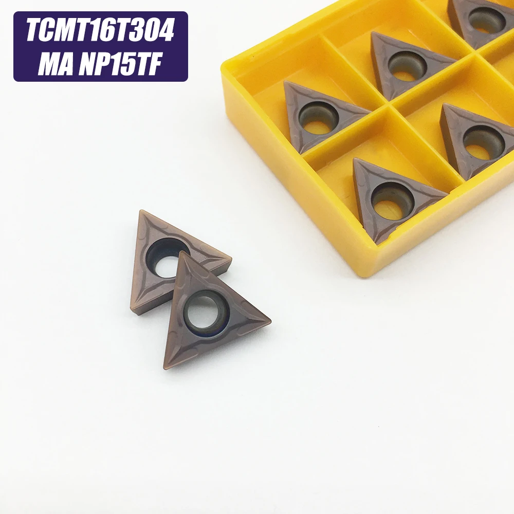 10 шт. TCMT16T304 VP15TF карбидные вставки токарный инструмент TCMT 16T304 токарные
