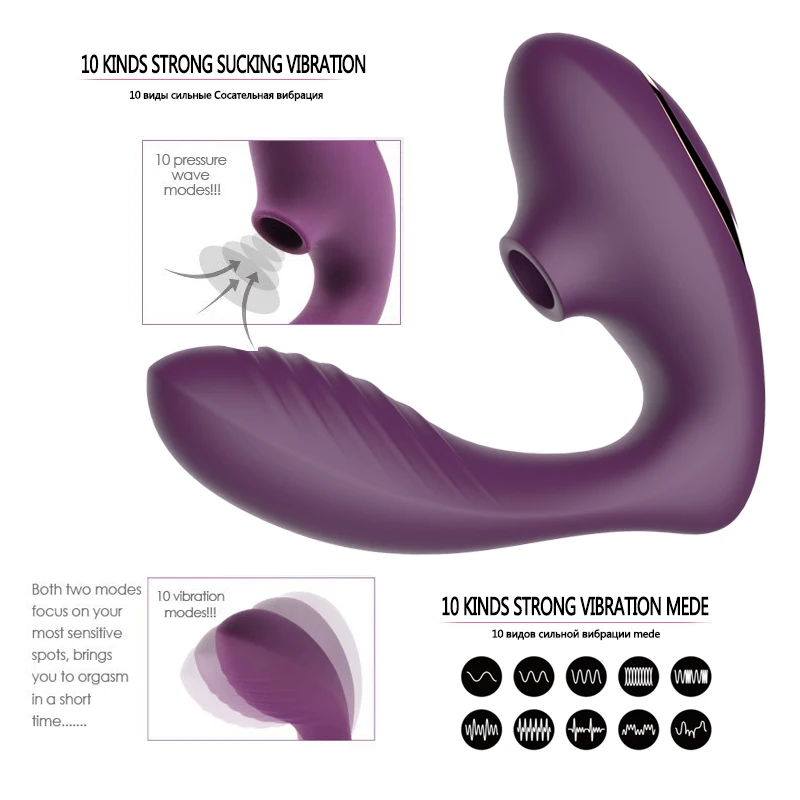 10 Speed Sucking Vibrators G spot Clit Stimulation Silicone Vibration Nipple Sucker Waterproof Erotic Adult Sex Toys for Women 6 10 Speed Sucking Vibrators G spot Clit Stimulation Silicone Vibration Nipple Sucker Waterproof Erotic Adult Sex Toys for Women 6