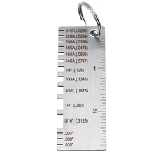 Нержавеющая листовая сталь пайки измерения металла измерения толщины Gage провода Калибр