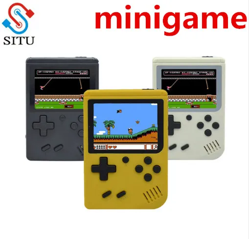 

Children Retro Mini Portable Handheld Game Console Players 3.0 Inch Black 8 Bit Classic Video Handheld Game Console RETRO-FC 07