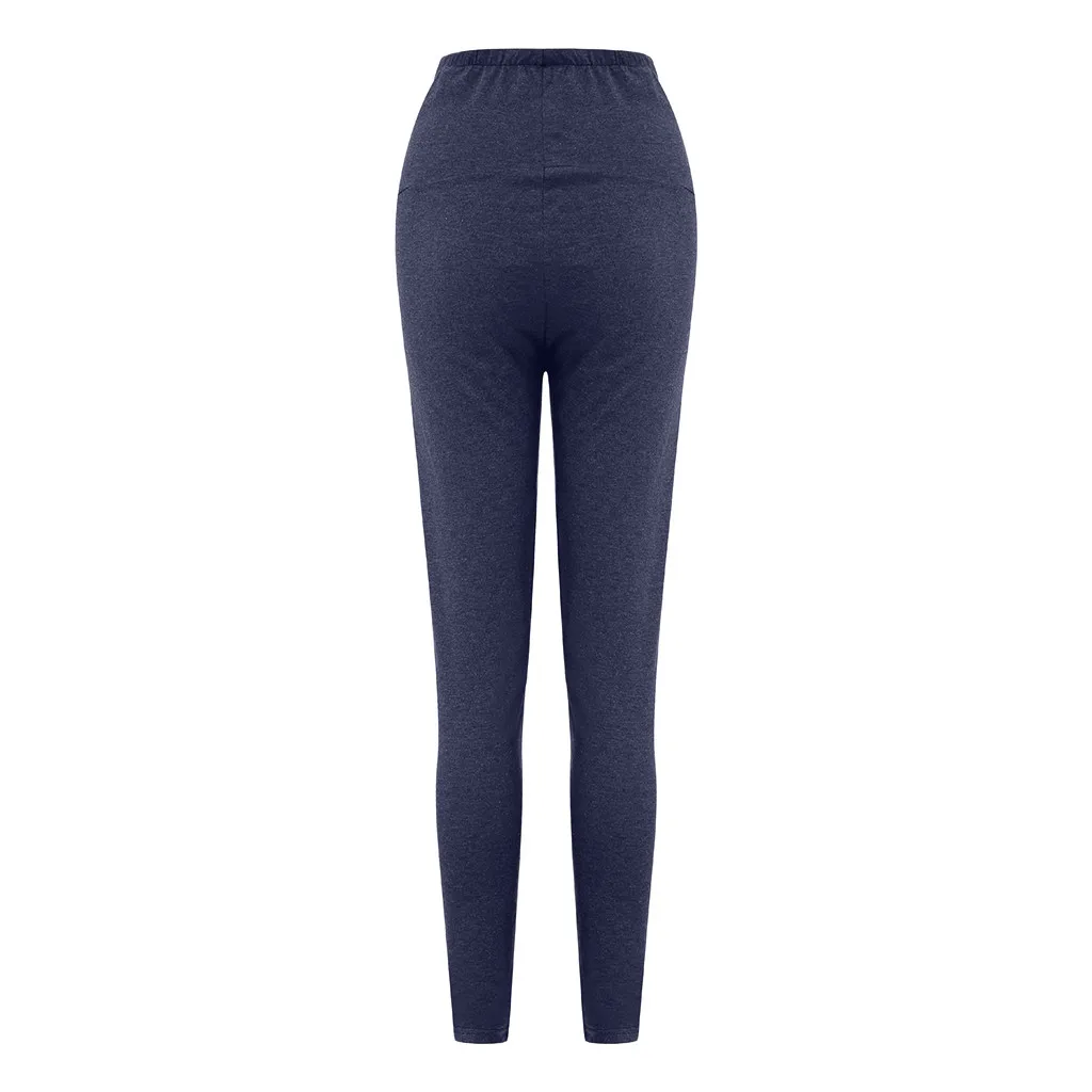 

clothes for pregnant women maternity clothes Women's Maternity Leggings Seamless Solid Pants Stretch Pregnancy Trousers