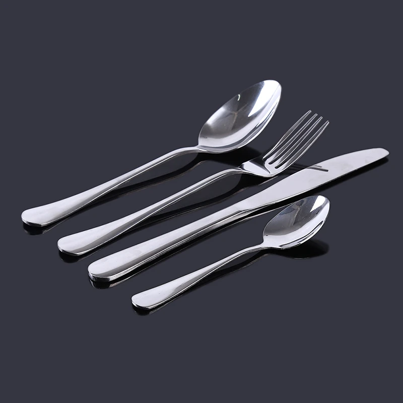 Exquisite 4Pcs/Set Reusable Stainless Steel Cutlery Set Fashion Rose Gold Tableware Set Gold Silver Knife Dinner Cutlery Package Exquisite 4Pcs/Set Reusable Stainless Steel Cutlery Set Fashion Rose Gold Tableware Set Gold Silver Knife Dinner Cutlery Package