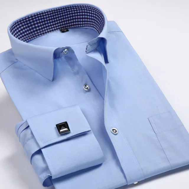 slim fit cufflink shirt