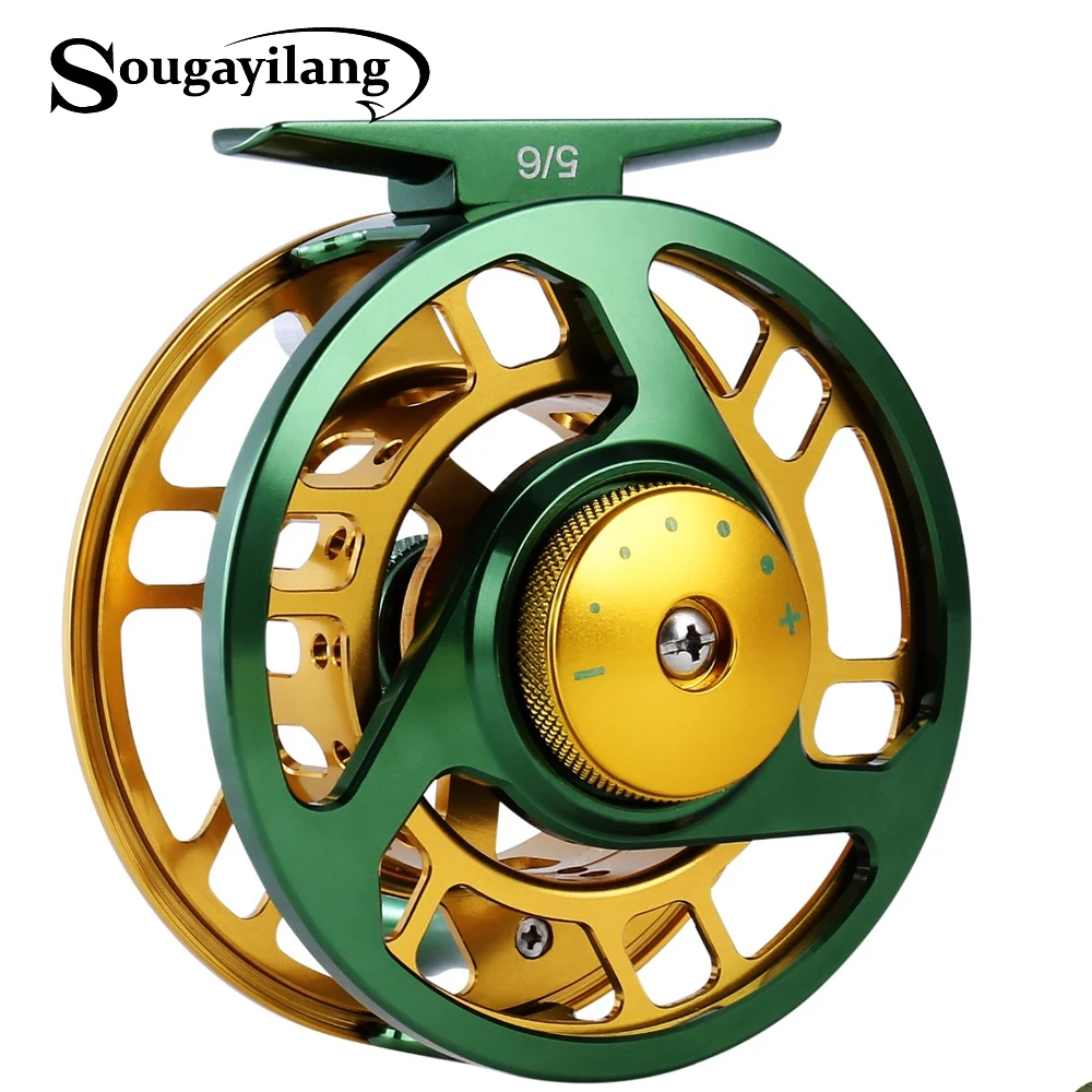 Sougayilang 5/6 Fly Fishing Reel Coil Die Casting Aluminium Waterproof