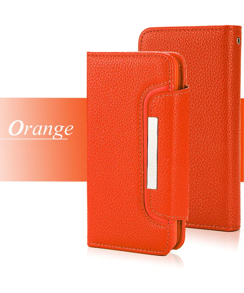 iPhone 6 Wallet Case Orange