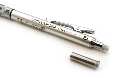 Pentel металлическая ручка головка Телескопический высококачественный автоматический карандаш Профессиональный Рисование GRAPHGEAR 1000 - Цвет: 005mm