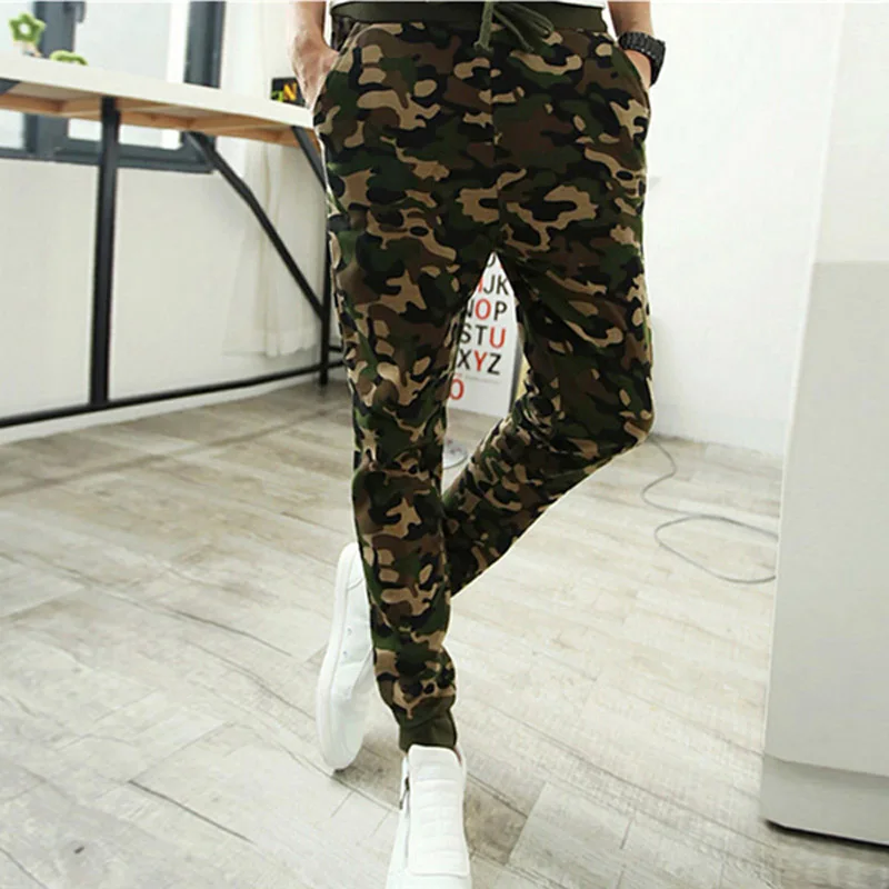Camo Joggers Pencil Pants Fashion Slim Fit Camouflage Pants Men Pants for Track New Arrival