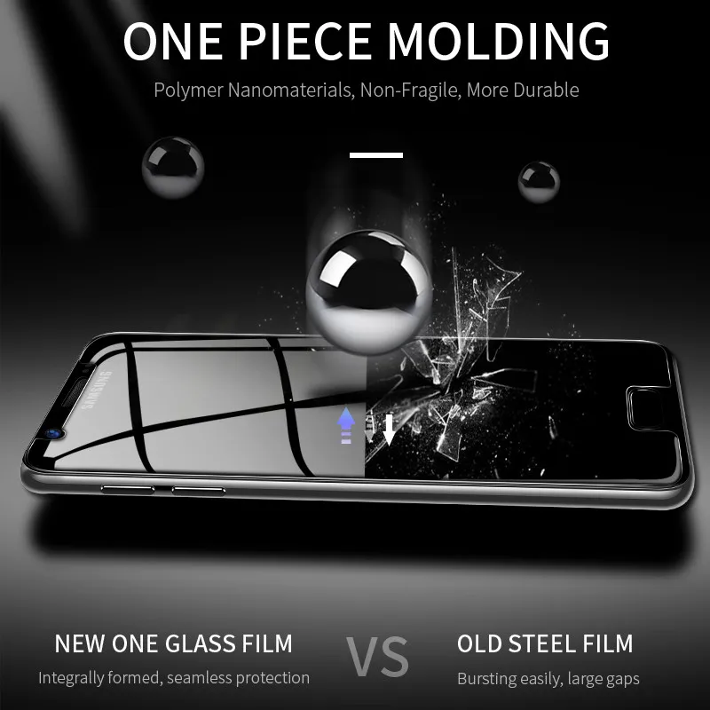 Белый край жидкий 9H Премиум Закаленное стекло протектор экрана для Samsung Galaxy S7 edge S8