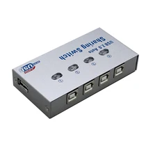 4-портовый USB Smart Switcher USB PRINTER SWITCH автоматический сплиттер с четырьмя входами