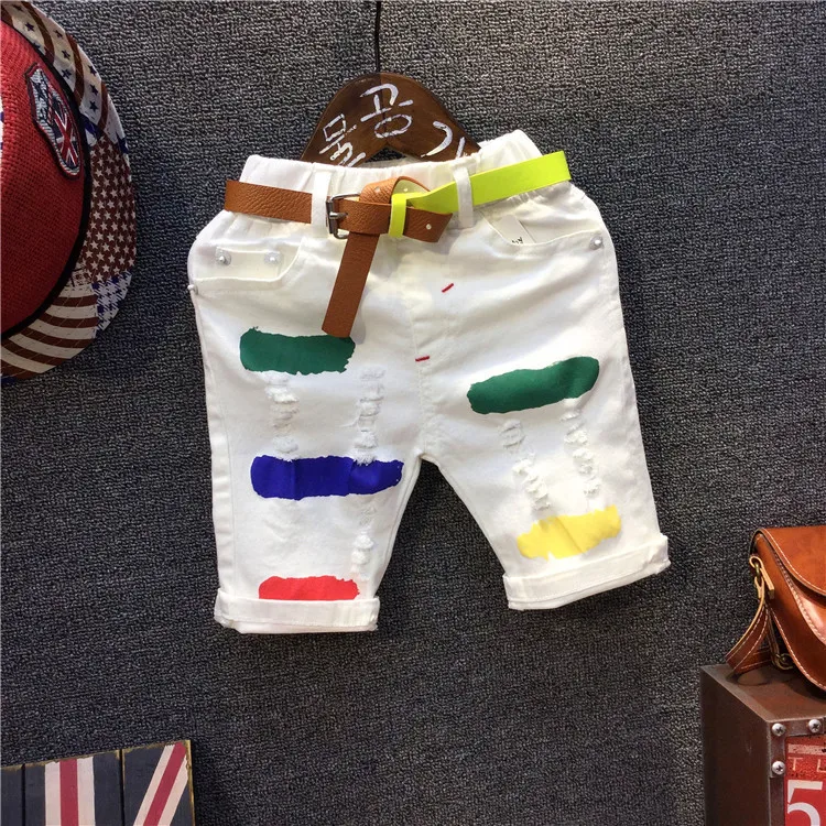 baby boy ripped shorts