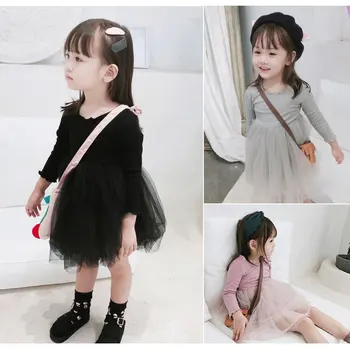 

Celveroso Girls Dress 2018 Brand Kids Clothes Girl Dress Winter Long Sleeve Princess Dress For Girls Vestidos Clothes Party dres