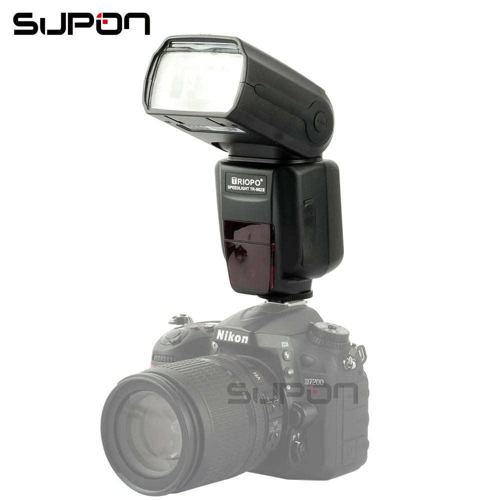 SUPON Triopo TR-982N III ttl вспышка накамерная Speedlite с lcd+ TX G4 2,4G для Nikon d3300/d90/d750/d800/d7000/d7200/d5100/d3200